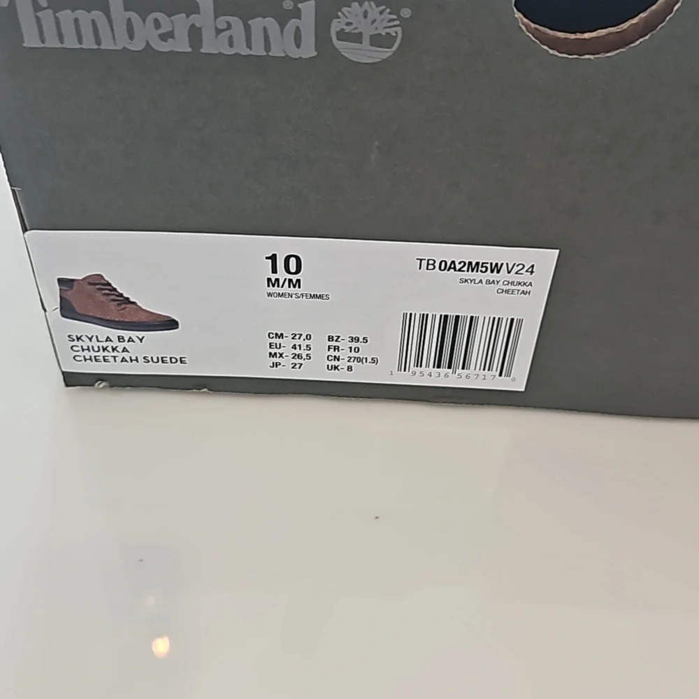 NWT Timberland | SkylaBay Chumka Cheetah Suede | Womens Size 10 - Picture 4 of 6